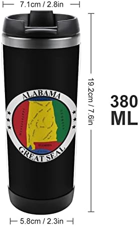 Bandeira do Estado do Alabama aço inoxidável aço garrafa de água isolada Vacuum Cup Sport