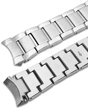 EEOM aço inoxidável Banda de relógio para EF-530 EF530 Acessórios Smartwatch Strap Metal Silver Bracelet Pulseira