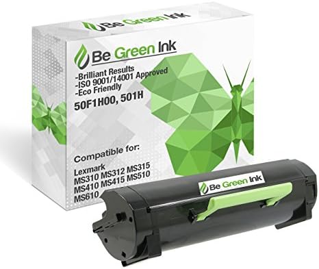 Be Green Ink 50F1H00 501H Substituição compatível com cartucho de toner com Lexmark MS310DN MS312DN MS315DN MS410DN MS415DN