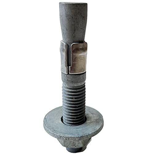 Brauny Boy - ¾ ”x 4,75” - Galvanizado de parafusos de âncoras de cunha de concreto - prendedores pesados ​​para cimento