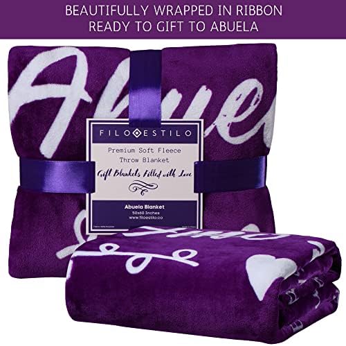 FILO ESTILO MOTHERM Day Gifts para Abuela em espanhol, Abuela Blanket, Feliz Dia de Las Madres, Regalos Para Abuela en