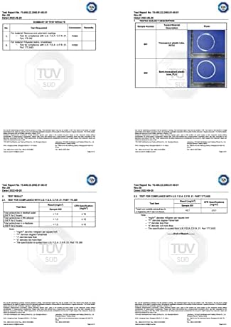 Filamento de impressora PETG 3D Certified Food Grade - Marca de Carbono - Testado em Laboratório, 1,75 mm, 1kg, Temp :, Precisão: +/- 0,02