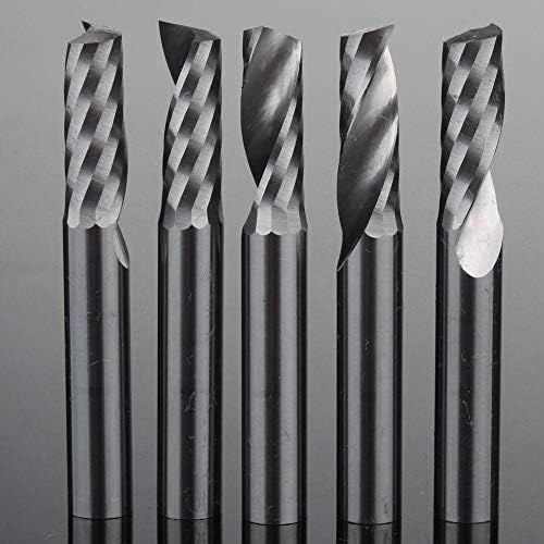 Mountain Men Men Durável 5pcs 622mm Bit em espiral de flauta CNC CUNCIONING MICRO ENDIGADOR, Ferramentas de gravura de madeira Ferramentas