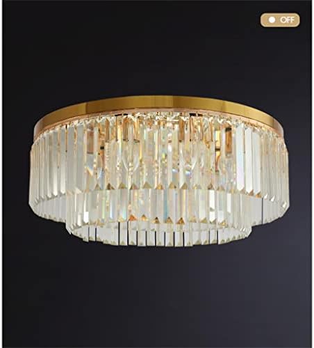 Luzes de teto genigw Lâmpada de teto de cristal de ouro para quarto sala de jantar cozinha sala de jantar nórdica luz