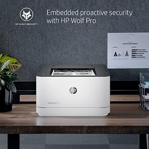 HP LaserJet Pro 3001dwe sem fio preto e branco impressora com recursos de escritório Smart HP+