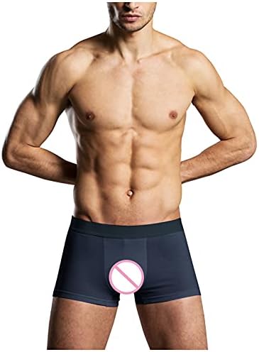 Mens Cotton Boxers cor boxer sólido boxer elástico Coloque a roupa íntima confortável tamanho masculino de peças de reposição