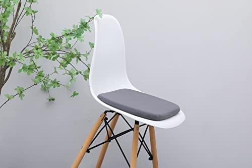 Almofada de cadeira quadrada almofada de fezes mole confortável cadeira de cozinha almofada anti-deslizamento Cadeira de cadeira de almofada de espuma de memória, pode ser lavada de 13.7x13.7inch