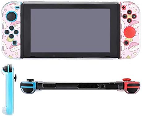 Caso para Nintendo Switch, Sushi Wasabi Deliciosa comida de desenho animado Cute FiECES Definir acessórios de console de casos de capa