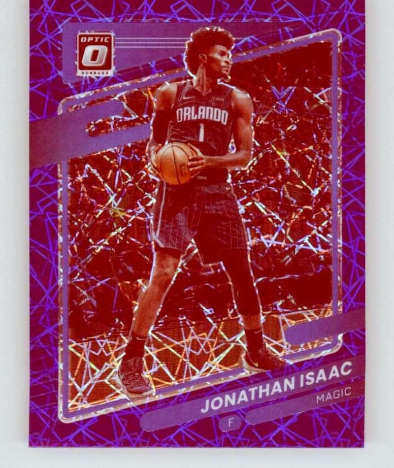 2021-22 Donruss Optic Blue Velocity 48 Jonathan Isaac Orlando Magic NBA Basketball Trading Card