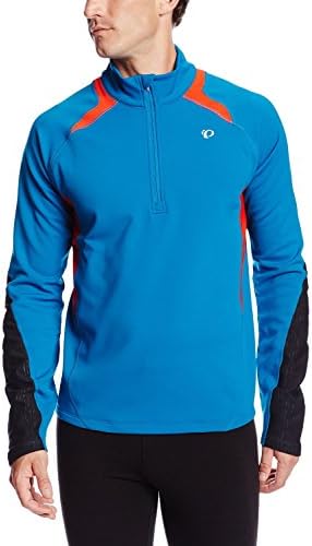 Top de corrida térmica de mosca masculina de Pearl Izumi, Mykonos Blue, X-Large