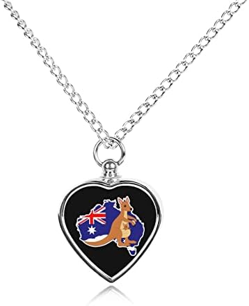 Colar de urna de estimação australiana de canguru para animais de estimação cremação de joias de cremação de jóias para animais de