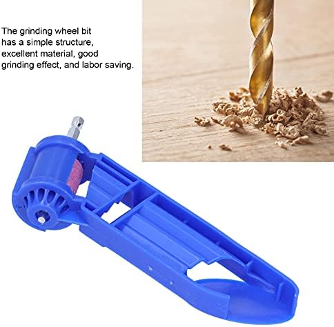 Vbestlife broca Bit Bit Sharpner, Blue Corundum Retinging Drill Drill Biting Tool para exercícios de ferro de moagem