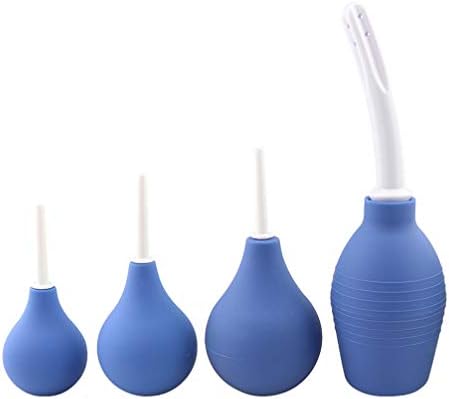 Lâmpada curta de lâmpada de enema limpo Douche de silicone irrigador arruela vaginal para homens Mulheres confortáveis ​​kit médico