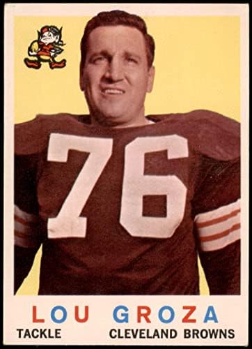 1959 Topps 60 Lou Groza Cleveland Browns-Fb Ex/Mt Browns-Fb Ohio St St.