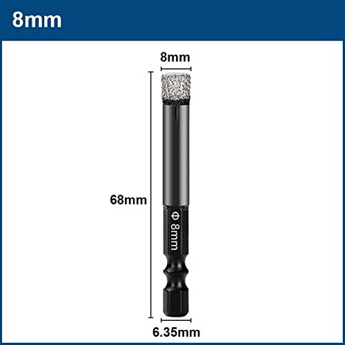 Diamond Diamond Drilling Bit Cut Cut Dry Astroum Brasil Burâmico Brilho de Tile Sraw Granite Marble Bits Bols Brill Drilling Tool