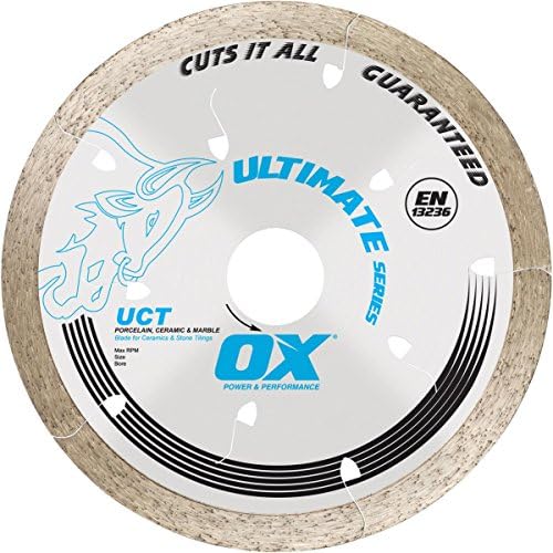 Ox-uc-ut-14 ultimate corta todos os ladrilhos lâmina de diamante de 14 polegadas, furo de 1 polegada