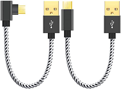 Cabo USB para taco de fogo, cabo de alimentação micro USB para Fire Stick, liga o seu bastão de fogo da porta USB da sua TV, Chromecast, Roku Stick, TiVo Stream 4K, 2 pacote
