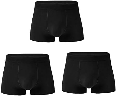 Andongnywell Men's Roufey Roupa Underless Seda Boxer de seda