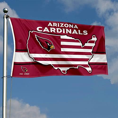 Arizona Cardinals Nation USA American Country 3x5 Flag