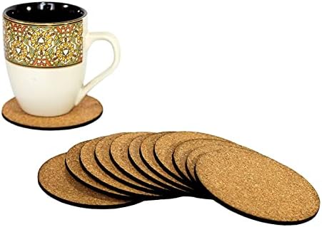 KLEO - Coasters de cortiça de café de bares de barra - resistência a calor, resistência ao calor, absorve líquido derramado, não escorregadio e arranhado
