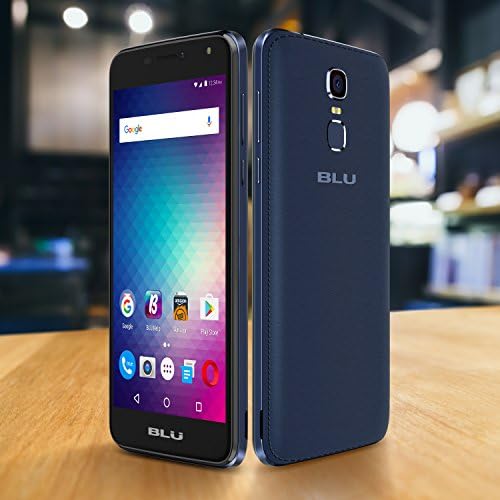 Blu Life Max - 5,5 4G LTE GSM Desbloqueado - 16 GB+2 GB de RAM com sensor de impressão digital, 3700 mAh Battery -Blue