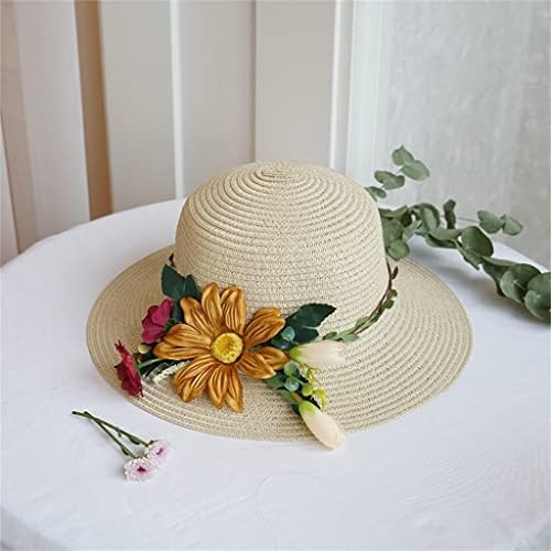 Zsedp Flowers Beach Summer Hat Hat Sun Hats For Women Summer Hat Sun Hats Leisure Journey ao ar livre