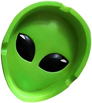 Dechous Alien Alien Ashtray Ashtrays de cinzas decorativas novatas Funny Fumante Ash Holder Desktop Cigarettes Bandeja