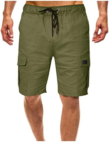 Ymosrh Sports shorts com bolsos de verão masculino Casual ao ar livre de retalhos de colcha de gentilezas esportes de ferramentas de ferramentas