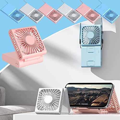 Fã de suporte de deLarsy USB Mini Mini Handheld Power Bank Fan Portable dobring Fan Si5