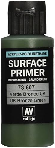 Vallejo UK Bronze Green Primer acrílico poliuretano, 60 ml