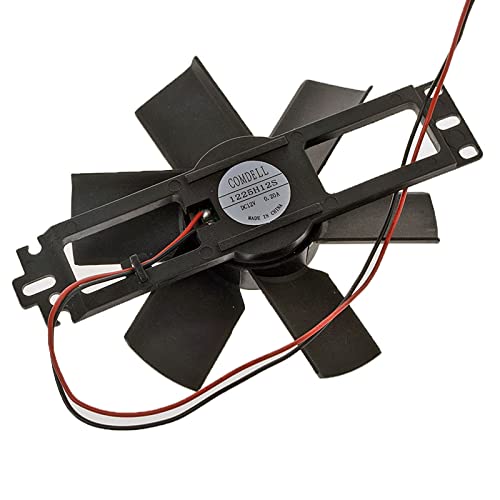 AllPartz 1225H12S Film de placa gráfica 110 mm DC 12V 0,2A 2pin 2 fio de refrigeração única ventilador de resfriamento