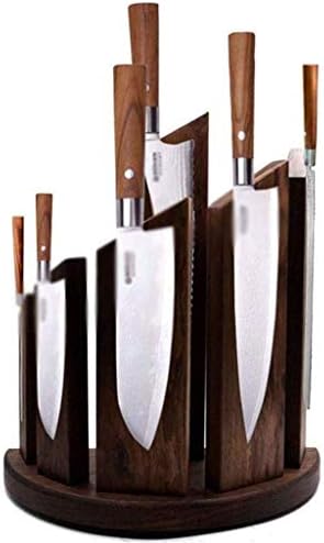 Llryn bloqueio de facas magnéticas facas universais suporte de bambu stand para talheres de talheres de cozinha rack