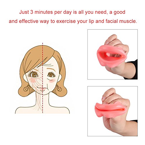 5 PCs Face de silicone mais fino Mumeira mais apertada e o treinador antienvelhecimento Face Masteter Exercício Bocalista Ferramenta