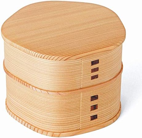 大館 工芸社 Akita Cedar 2540 Bendowappa Bento Box, Medium, Magewappa Bento Box, fabricado no Japão