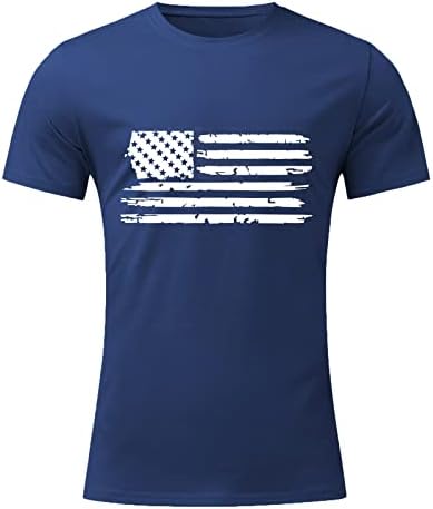 XXBR DIA DE INDEPENDÊNCIA MENINO MENINAS CAMANHAS DE MANAGEM CURTA, Mens 4 de julho American Flag Tops Casual Casual T-shirt Camisetas