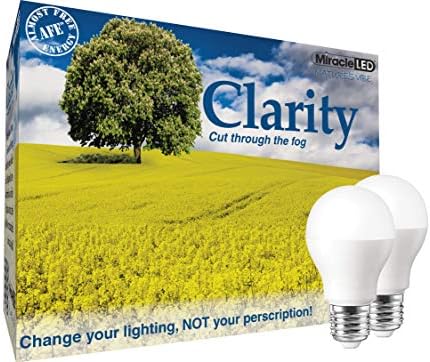 Miracleled 604402 CRISTAL DE ENERGIA QUE LIVRE LED LED LED para alta definição de alta visibilidade em sua lâmpada em casa
