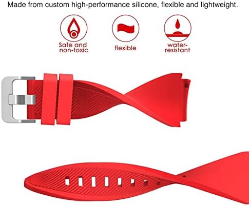 SDUTIO 20mm 22mm Universal Silicone Strap Compatível com a maioria dos relógios com bandas de vigia de 22 mm