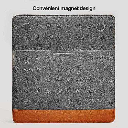 Tomtoc Slim Laptop Sleeve Compatível com MacBook Pro/Max M2/M1 A2780 A2485 A2141 2023-2019, 15 polegadas MacBook Pro Retina