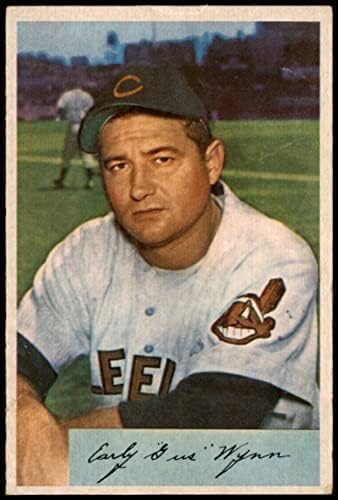 1954 Bowman 164 Early Wynn Cleveland Indians VG Indians