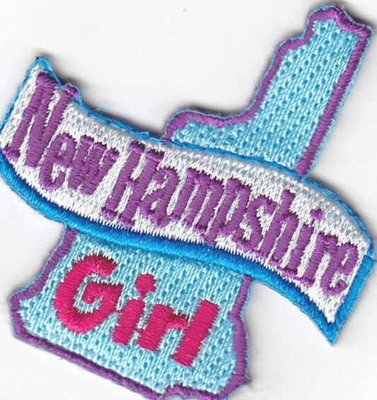 New Hampshire Girl Iron on Patch