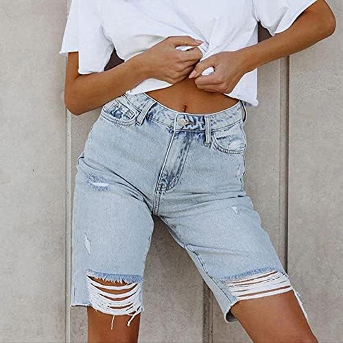 Women jeans shorts shorts quinto calça jeans zíper de jeans Jeans casuais nova direção nas calças