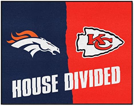 Fanmats NFL Unissex-Adult House Divided Mat