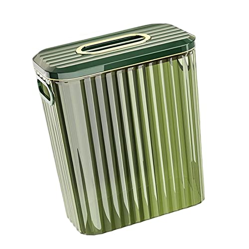 Lixo pendurado na cozinha Fenteer com lixeira de compostagem para a bancada de porta, 12L Green