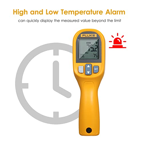 Xiangtat Fluke 59 Mini Termômetro infravermelho Digital Handheld Tester Tester Termômetro Laser Termômetro IR Medidor de temperatura