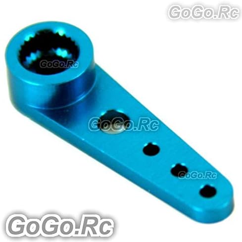 Gogorc Blue 29,5mm liga 25t Menor de servo braço de chifre de chifre para futaba emax mg996