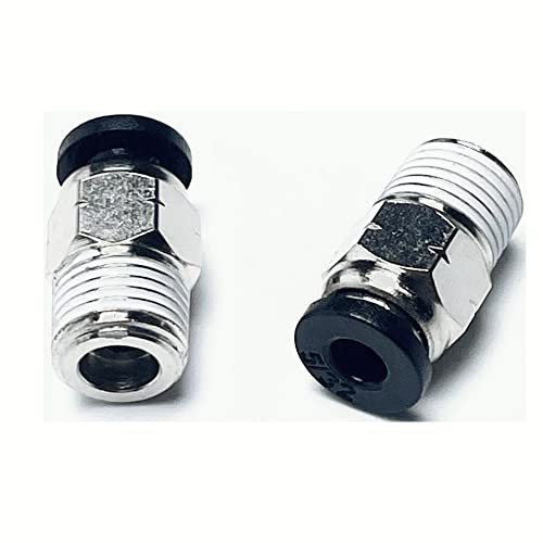 Vetley Pneumatic Push para conectar o encaixe de 5/32 polegadas de tubo od x 1/8 thread NPT Male direto Conector