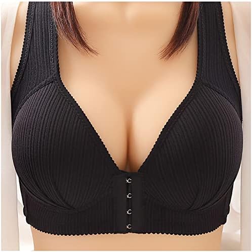 Jmmslmax feminino invisível conforto sem costura forrada em vilette de pescoço Bra de brasa de brassiere de brassiere