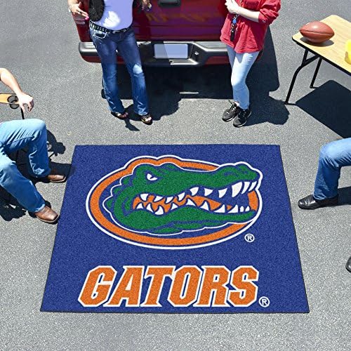 Fanmats 4155 Florida Gators tapete de tailgater - 5 pés. x 6 pés. Tapete de área de fãs de esportes, tapete de decoração