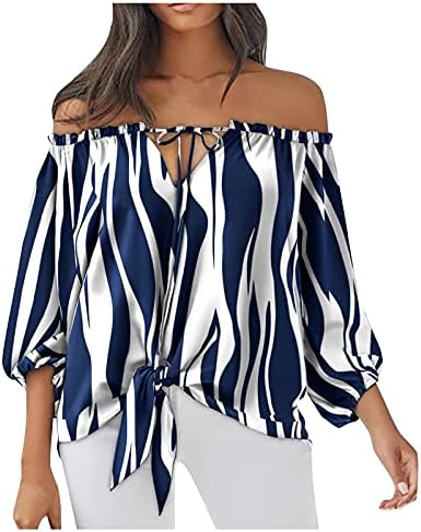 Blusa superior da NYYBW para Womenv Neckbeachsexy Camisetas de camisa causal