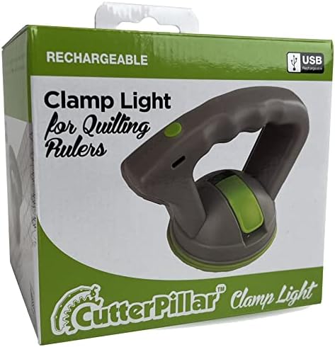 Cutterpillar Clamp-Light para acolchoados liderados pela USB-C Recarga